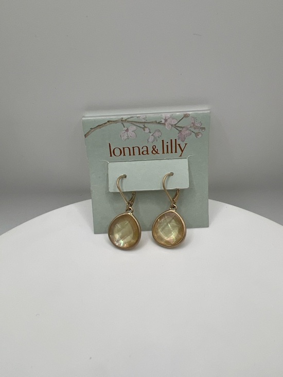 lonna & lilly Jewelry - lonna & lilly Gold Iridescent Teardrop Earrings